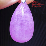 Natural Purple Kunzite Cat Eye Pendant Necklace