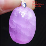 Natural Purple Kunzite Cat Eye Pendant Necklace
