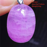 Natural Purple Kunzite Cat Eye Pendant Necklace