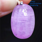Natural Purple Kunzite Cat Eye Pendant Necklace