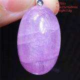 Natural Purple Kunzite Cat Eye Pendant Necklace