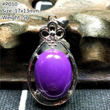 Purple Phosphosiderite Pendant Oval Love Beads Gemstone Crystal