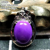 Purple Phosphosiderite Pendant Oval Love Beads Gemstone Crystal