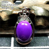 Purple Phosphosiderite Pendant Oval Love Beads Gemstone Crystal