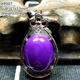 Purple Phosphosiderite Pendant Oval Love Beads Gemstone Crystal