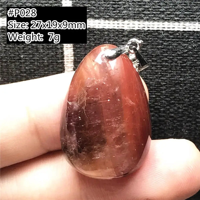 Purple Red Auralite 23 Pendant Silver Crystal Jewelry
