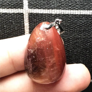 Purple Red Auralite 23 Pendant Silver Crystal Jewelry