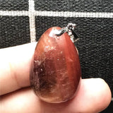 Purple Red Auralite 23 Pendant Silver Crystal Jewelry