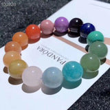 Mixed Stone Chalcedony Lapis Amazonite Agate Beads Bracelet 10mm 12mm 14mm