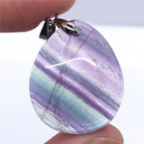 Natural Rainbow Fluorite Pendant Jewelry Healing Gift