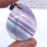 Natural Rainbow Fluorite Pendant Jewelry Healing Gift