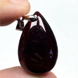 Natural Red Garnet Pendant Healing Stone