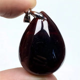 Natural Red Garnet Pendant Jewelry Healing Love Stone