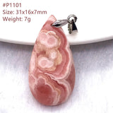 Natural Red Rhodochrosite Pendant For Women Men Argentina