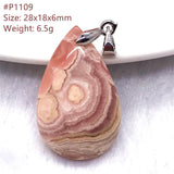 Natural Red Rhodochrosite Pendant For Women Men Argentina