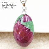 Natural Red Ruby Tumbled Beads Pendant 925 Sterling Silver Jewelry