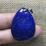 Natural Lapis Lazuli Pendant 35x25x6mm Gemstone AAAAA