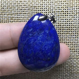 Natural Lapis Lazuli Pendant 35x25x6mm Gemstone AAAAA