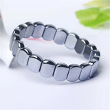 Natural Terahertz Bracelet for Healing Beauty Lucky Crystal Stone Stretch