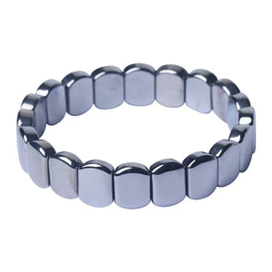 Natural Terahertz Bracelet for Healing Beauty Lucky Crystal Stone Stretch