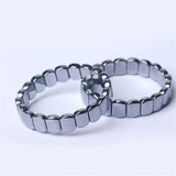 Natural Terahertz Bracelet for Healing Beauty Lucky Crystal Stone Stretch