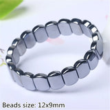 Natural Terahertz Bracelet for Healing Beauty Lucky Crystal Stone Stretch