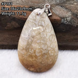Natural Chrysanthemum Coral Pendant Luck Gift Jewelry