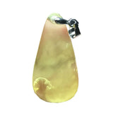 Yellow Amber Pendant Crystal Necklace Pendant