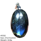 Natural Yellow Labradorite Pendant Oval Beads Moonstone AAAAA