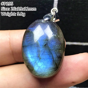 Natural Yellow Labradorite Pendant Oval Beads Moonstone AAAAA