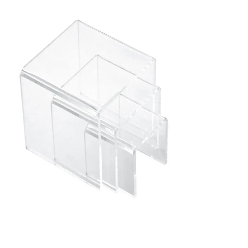 Clear Acrylic Display Riser Set (3'', 4'', 5'')