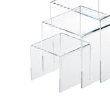 Clear Acrylic Display Riser Set (3'', 4'', 5'')
