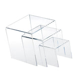 Clear Acrylic Display Riser Set (3'', 4'', 5'')