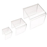 Clear Acrylic Display Riser Set (3'', 4'', 5'')