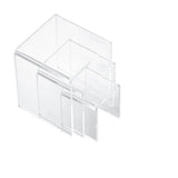 Clear Acrylic Display Riser Set (3'', 4'', 5'')
