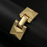 Top 10 Color PU Leather Stainless Steel Rivet Bracelet Bangle