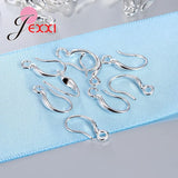 100pcs 925 Sterling Silver Earrings Findings DIY Jewelry Ear Hook Earwires