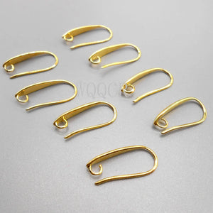 10pcs/lot 18K Earrings Findings DIY Jewelry Ear Hook Earwires