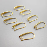 10pcs/lot 18K Earrings Findings DIY Jewelry Ear Hook Earwires