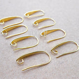10pcs/lot 18K Earrings Findings DIY Jewelry Ear Hook Earwires