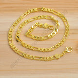 18Inch 5MM Yellow Necklace Chain with Lobster Clasps for Pendant