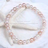 6-6.5mm Freshwater Pearl Elastic Bracelet for Girls