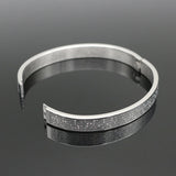 8MM Men Religion Jewelry Stainless Steel Cuff Bangle Bracelet Christmas Gift