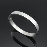 8MM Men Religion Jewelry Stainless Steel Cuff Bangle Bracelet Christmas Gift