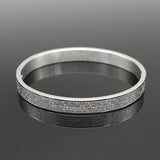8MM Men Religion Jewelry Stainless Steel Cuff Bangle Bracelet Christmas Gift
