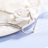925 Silver Heart Bracelet for Women Party Jewelry