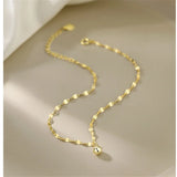 925 Sterling Silver Anklets Women Jewelry Wave Chain Bracelet