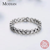 925 Silver CZ Stackable Ring Wedding Jewelry