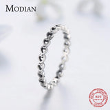 925 Silver CZ Stackable Ring Wedding Jewelry