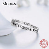 925 Silver CZ Stackable Ring Wedding Jewelry